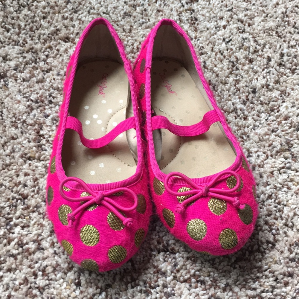 Cat & Jack Pink Slip Ons